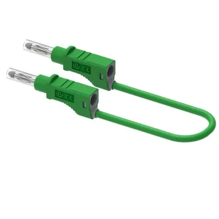 Produktfoto 1 von Electro PJP Stecker 12A Stecker / Stecker, Grün 2 m, 600V