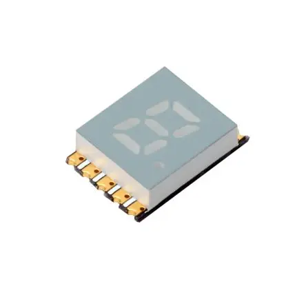 Produktfoto 1 von Broadcom HDSM LED-Anzeige LED 1 Zeichen Kathode, Gelb 590nm 10mcd Zeichenbreite 3.2 mm Rechts Zeichenhöhe 5.1 mm