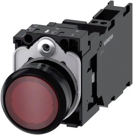 Produktfoto 1 von Siemens SIRIUS ACT 3SU11 Drucktasten-Kompletteinheit beleuchtet, EIN-AUS Schalter, 1-polig