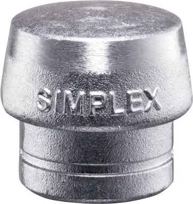 Produktfoto 1 von Halder Weichmetall Ersatz-Hammerkopf, Weichmetall Schlagflächen austauschbar 855 g, Ø 80 mm