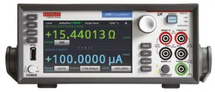 Produktfoto 1 von Keithley 2450 Sourcemeter 20W, ±20 mV to ±200 V / ±10 nA to ±1 A, 20 Ω to 200 MΩ, ISO-kalibriert