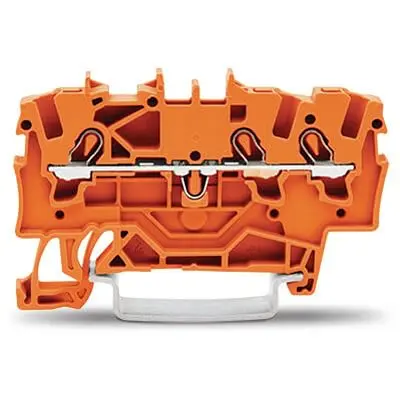 Produktfoto 1 von WAGO TOPJOB S Anschlussklemmenblock DIN-Schiene 1 Orange, 1.5mm², 600V Zugfederklemme ATEX, EAC Ex, IECEx