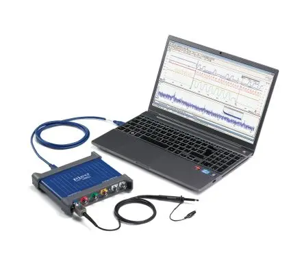 Produktfoto 1 von Pico Technology PicoScope 3000 PC basiert Oszilloskop 100 MHz 4-Kanal, DKD/DAkkS-kalibriert