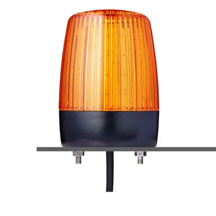 AUER Signal PFH LED Multi-Stroboskop LED-Signalleuchte 264V ac Gelb, Ø 75 mm x 100 mm IP69, IP67
