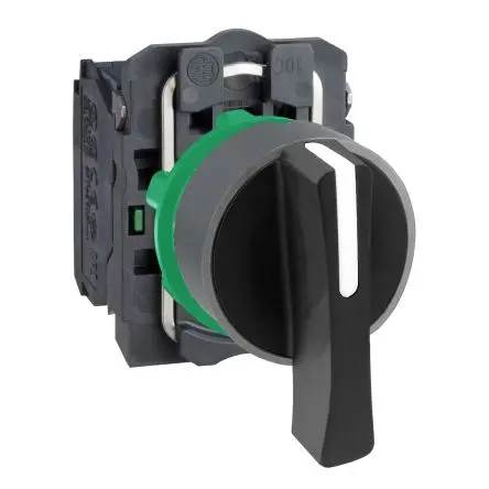 Produktfoto 1 von Schneider Electric Harmony Wahlschalter 3-Stufen Griff 22 mm IP67, 2 Schließer Wurfwinkel 45 °