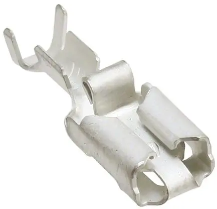 TE Connectivity Positive Lock .250 Mk I Flachsteckhülse, Silber, Unisoliert, 6.35 x 0.81 mm, Buchse, 18 AWG min, 14 AWG