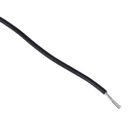 Produktfoto 1 von Alpha Wire Hookup Wire PVC Schaltdraht, 24 AWG 30 m Schwarz Ø 1.15 mm 7 Litzen Polyvinylchlorid