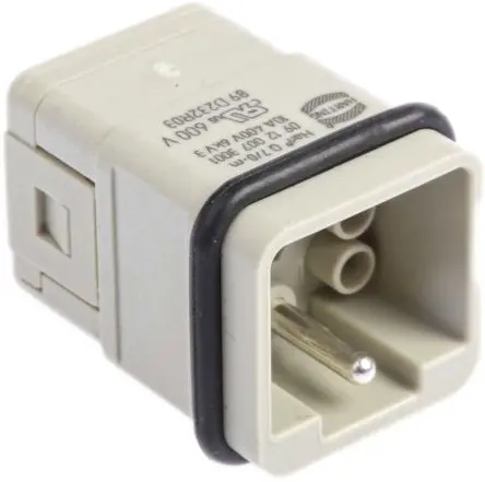 Produktfoto 1 von HARTING Han Q Industrie-Steckverbinder Kontakteinsatz Stecker, 7-polig 10A, Kabel, Steckverbindereinsatz