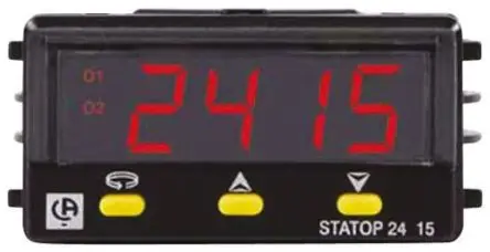 Produktfoto 1 von Pyro Controle STATOP 15 PID Temperaturregler Panel 1, 2 x Relais Ausgang 260V PID-Controller