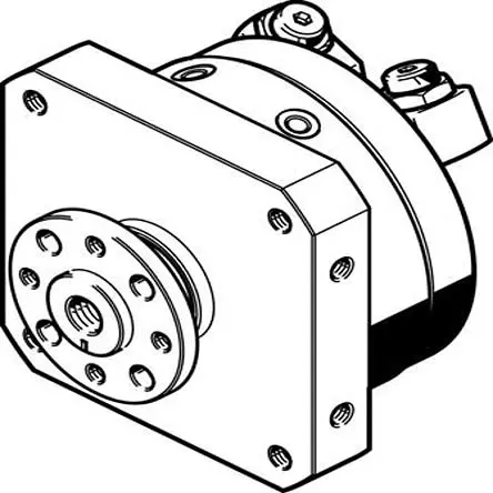 Produktfoto 1 von Festo DSM Pneumatischer Drehantrieb Doppeltwirkend, Bohrung Ø 40 mm, 10 bar 270 °