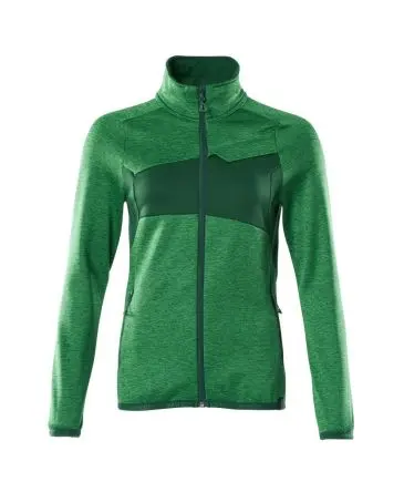 Produktfoto 1 von Mascot Workwear 18153-316 Unisex Jumper, 6 % Elastan, 94 % Polyester Grün Reißverschluss, Größe M
