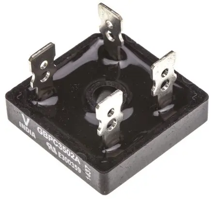 Produktfoto 1 von Vishay Brückengleichrichter 200 V 500 A Schraubanschlussklemme 1.1 V GBPC Einfach 4-Pin 5 μA