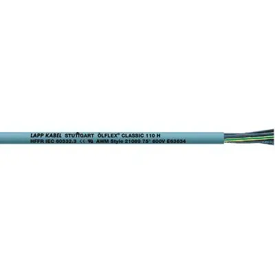 Produktfoto 1 von Lapp ÖLFLEX CLASSIC 110 H Netzkabel, 2-adrig Grau, 100 m, Halogenfreier Verbundstoff