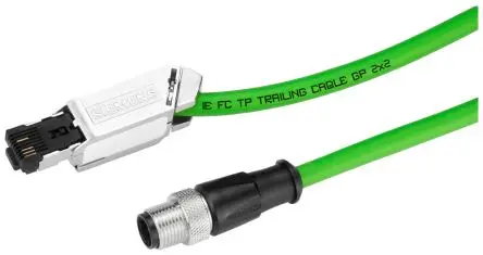 Produktfoto 1 von Siemens Cat5e Ethernet-Kabel, 15 m, Grün Abgeschirmt Geschirmt, Aussen ø 6.5 mm Außen-ø , Polyvinylchlorid