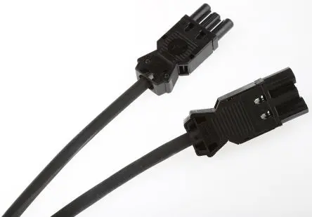 Produktfoto 1 von Wieland GST18i3 Beleuchtungssteckverbinder Stecker/Buchse, Kabel assembliert, Schraubbefestigung 16A, Kontakte: 3 IP40,