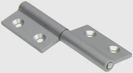 Produktfoto 1 von FlexLink Verbindungskomponente, Scharniersatz, Befestigungs- und Anschlusselement für 5.5mm, M5 passend für 22 mm, 44 mm