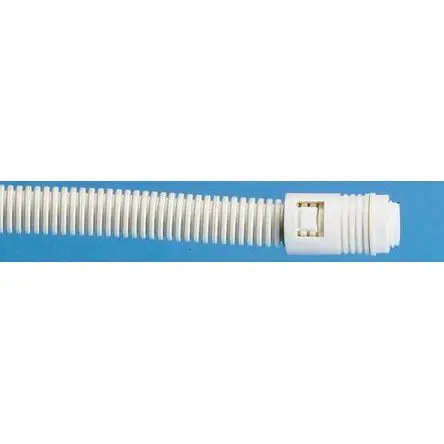 Produktfoto 1 von Adaptaflex Adaptaflex Polyamid Kabelrohr Befestigung Anschlusstück M16 16 mm Weiß IP65