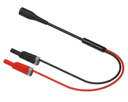 Produktfoto 1 von Electro PJP Bananenstecker 3A Stecker / Stecker, Schwarz Polypropylen-isoliert 200 cm
