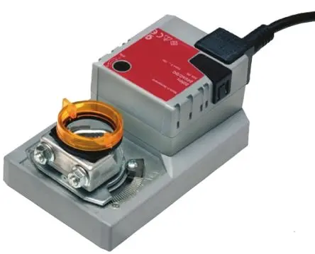 Produktfoto 1 von Schneider Electric BMS Drosselklappenantrieb 4 m², 20 Nm Hilfsschalter integriert, Modulierend, 2 W, 24V ac/dc