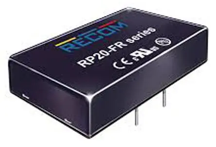 Recom RP20-FR DC/DC Konverter, 15V dc OUT 1.33 A Durchsteckmontage 110V dc 1.6 kV dc 20 W -40 °C 79 °C