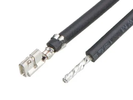 Produktfoto 1 von Molex Micro-One 219655 Crimpdraht Anschlusslitze, Schwarz, 300 mm
