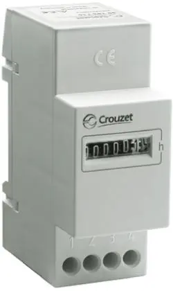 Produktfoto 1 von Crouzet CHMDR Stundenzähler Addier Zähler Mechanisch Keine Rückstellung 7-stellig 24V ac