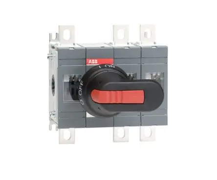 Produktfoto 1 von ABB OT Trennschalter Basis 0A Schwarz IP65