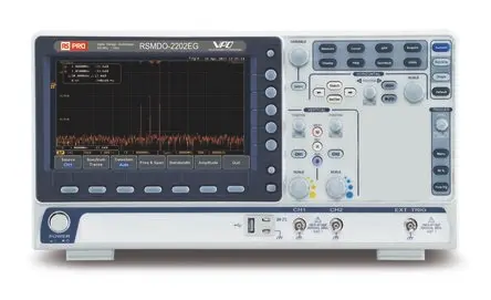 Produktfoto 1 von RS PRO RSMDO-2000EX Mixed-Domain Werkbank Oszilloskop 200 MHz 2-Kanal, DKD/DAkkS-kalibriert