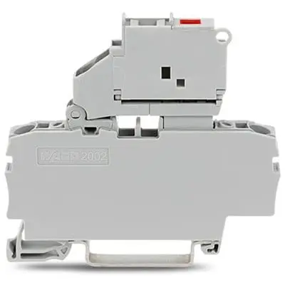 Produktfoto 1 von WAGO TOPJOB S Anschlussklemmenblock DIN-Schiene 1 Grau, 2.5mm², 250V Zugfederklemme ATEX, EAC Ex, IECEx