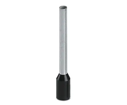 Produktfoto 1 von Phoenix Contact AI Aderendhülsen-Crimp, Stift ø 1.8 mm, Schwarz, 8 mm, 14mm, Isoliert, 16 AWG max.