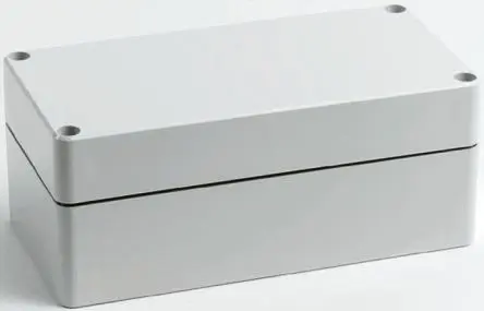 Produktfoto 1 von Fibox; Gehäuse; Polycarbonat; Grau; IK08, IK07 IP67, IP66 Breite 50 mm Höhe 40 mm Länge 52 mm