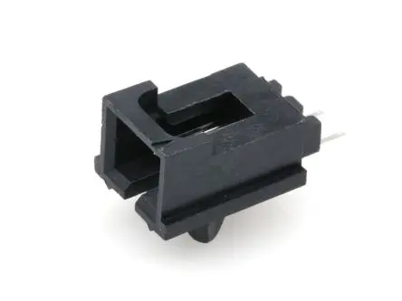 Produktfoto 1 von Molex 70634 Leiterplattenleiste gewinkelt, 2-polig / 1-reihig, Raster 2.54 mm Raster Oberfläche, Ummantelt