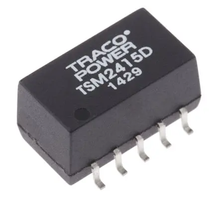 TRACOPOWER TSM DC/DC Konverter, 15V dc OUT 33 mA Oberfläche 26.4V dc 1 kV dc 1 W -40 °C 85 °C