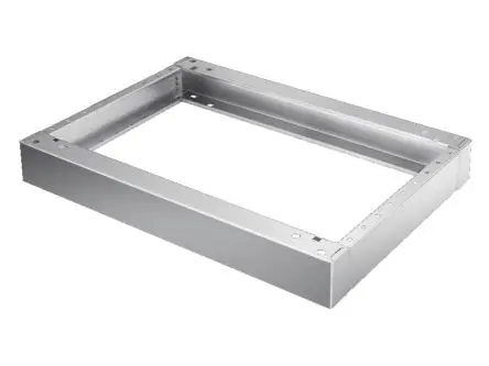 Produktfoto 1 von Rittal TP 2865.000 Edelstahl Sockel Sockel, 600 mm, für Einteilige Konsole, H. 100 mm, T. 400 mm