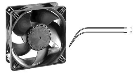 Produktfoto 1 von ebm-papst Axiallüfter, Kugel, 115V ac / 3.6 W 53 mA, 3000 U/min, 158 m³/h IP65 120 mm 120mm 38 mm