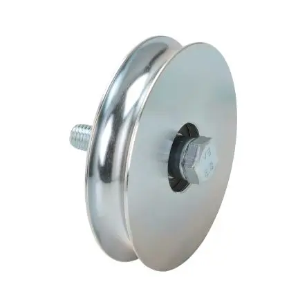 Produktfoto 1 von Guitel Hervieu Feststehend Rollwagenrolle, Rad ø 100 mm, 230 kg, Ges H. 100 mm, Rad B. 21 mm, Stahl