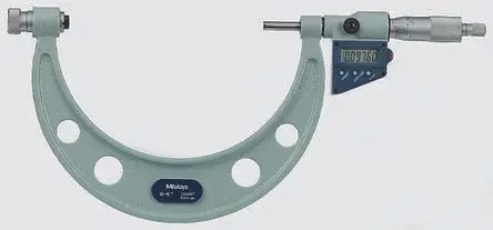 Produktfoto 1 von Mitutoyo Batteriebetrieben Außen- Mikrometer Beide, 0 mm bis 152 mm / ±0.001 in, ISO-kalibriert