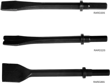 SAM Flach, 11 Stück, 20 mm, Metall Meißel 175 mm