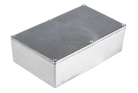 Produktfoto 1 von RS PRO 5100; Gehäuse; Aluminiumdruckguss; Silber IP54 Breite 119.2 mm Höhe 38.2 mm Länge 187.4 mm