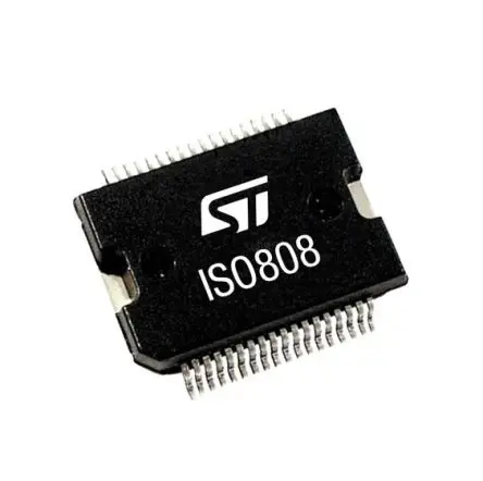 Produktfoto 1 von STMicroelectronics Leistungsschalter-IC High-Side High-Side 0.26 Ω 36-Pin 8 Ausg. PowerSO-36