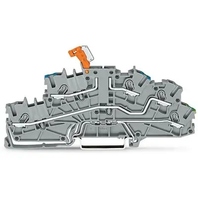 Produktfoto 1 von WAGO TOPJOB S Mehrstufiger Anschlussklemmenblock 3 Grau, 2.5mm², 400V Zugfederklemme
