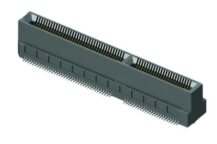 Samtec Serie MEC6-DV Kantensteckverbinder Buchse, 0.635 mm, 20-polig, 2-reihig, Vertikal, Oberfläche Lot