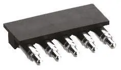 Produktfoto 1 von Preci-Dip Feder-Steckverbinder, 9-polig / 1-reihig, Raster 2.54 mm Raster, Ummantelt