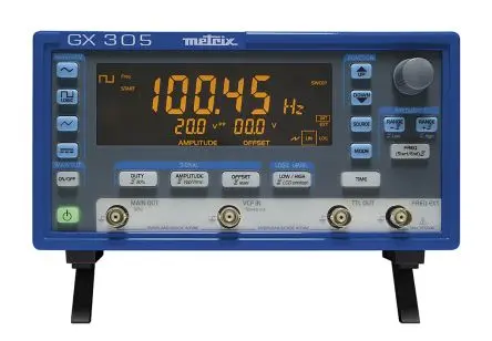 Produktfoto 1 von Metrix GX 305 Funktionsgenerator Variable Wobbelfuntion 0.001 Hz → 2 MHz Digitalfrequenz FM Modulation, ISO-kalibriert