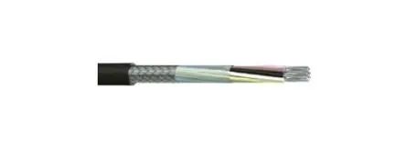 RS PRO DEF STAN Mehrkern-Industriekabel, 4-adrig 0.5mm² Schwarz Geschirmt, 500 m, Polyvinylchlorid