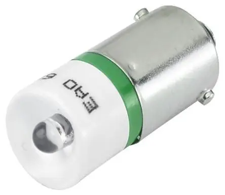 Produktfoto 1 von EAO LED Leuchtmittel Grün, 28V ac/dc x 525 nm 1050mcd