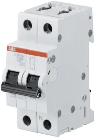 Produktfoto 1 von ABB S200 Miniaturüberlastschalter Typ C, Pol 1-polig 10A 253V ac, Abschaltvermögen 6 kA System Pro M Compact 72 V dc