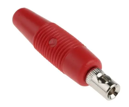 Produktfoto 1 von Hirschmann Test & Measurement 4 mm Stecker Rot Bananenstecker, Kontakt Nickel, 30 V ac, 60V dc 16A, Schraubanschluss