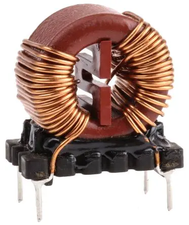 Produktfoto 1 von Wurth Elektronik WE-CMB Gleichtaktdrossel, Mangan Zink Ferrit-Kern, 5 mH, 6 A, Radial / R-DC 45 mΩ, max. 2 MHz, Ø 1 mm x