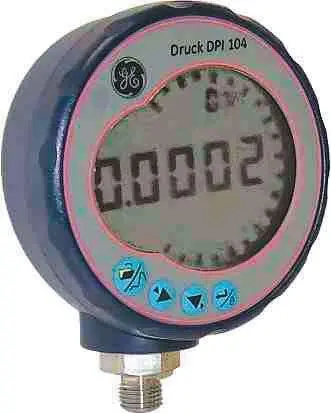 Produktfoto 1 von Druck DPI 104 RS232 Manometer 0 bar → 350 bar ±0.05 % ABS Gehäuse G 1/4, DKD/DAkkS-kalibriert